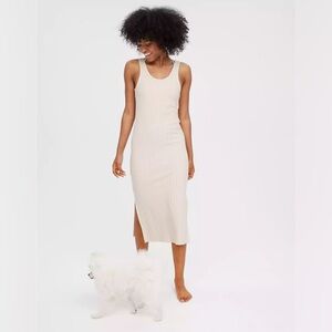 AERIE NWT GROOVE MIDI DRESS
